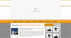 Desktop Screenshot of mansoori-industrial.com